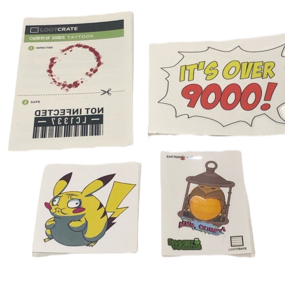 Loot Crate Stickers Set of Four Brand New